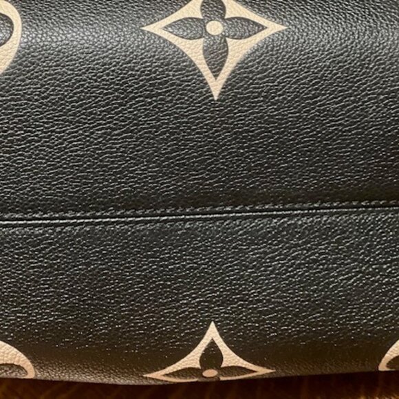 Louis Vuitton 25 Speedy Bandouliere Bag Bicolor Monogram Empreinte Giant - Picture 4 of 9